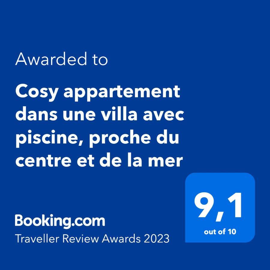 קאבורג Cosy Appartement Dans Une Villa Avec Piscine, Proche Du Centre Et De La Mer מראה חיצוני תמונה